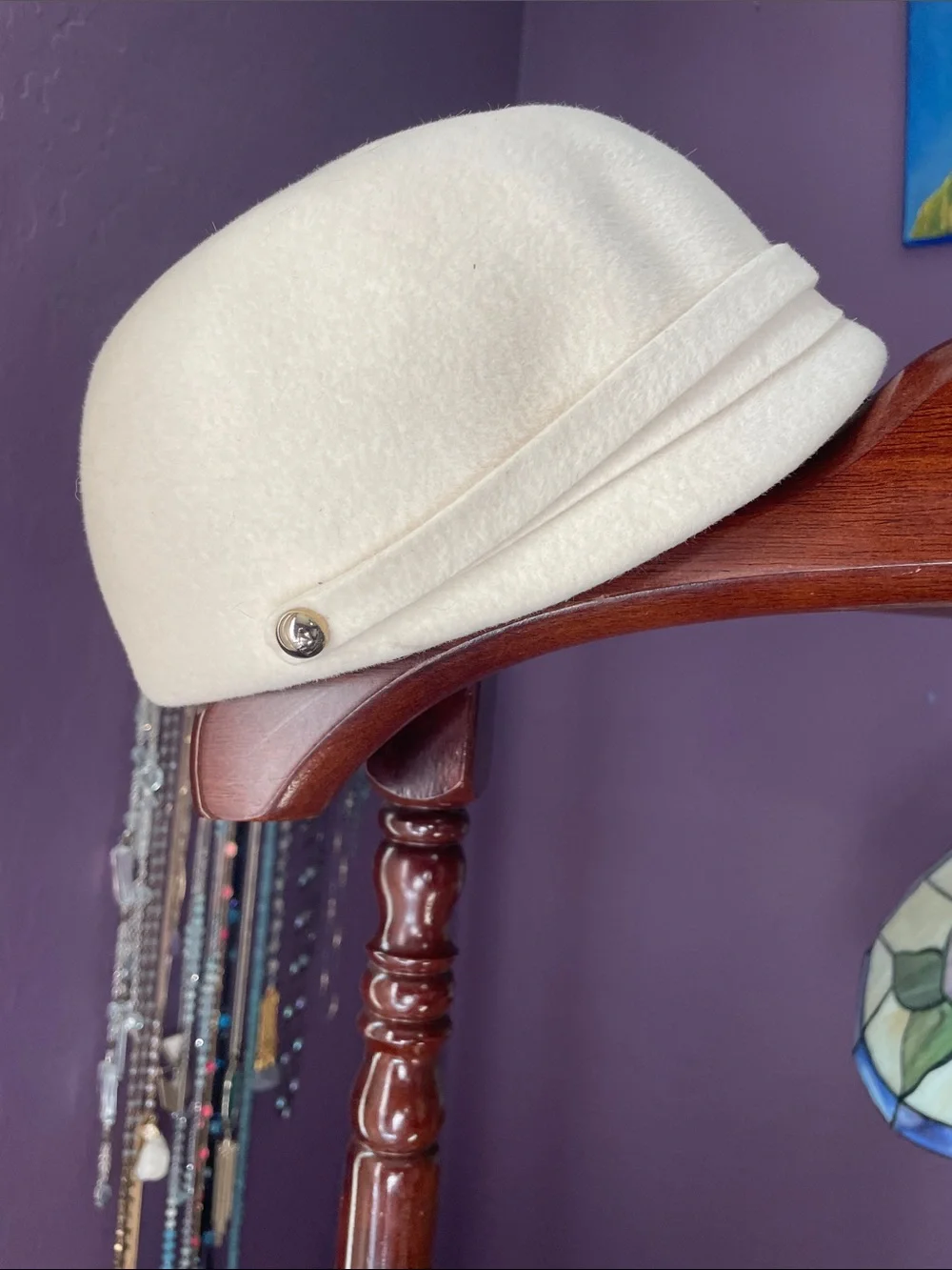 HELEN KAMINSKI WOOL NEWSBOY CAP